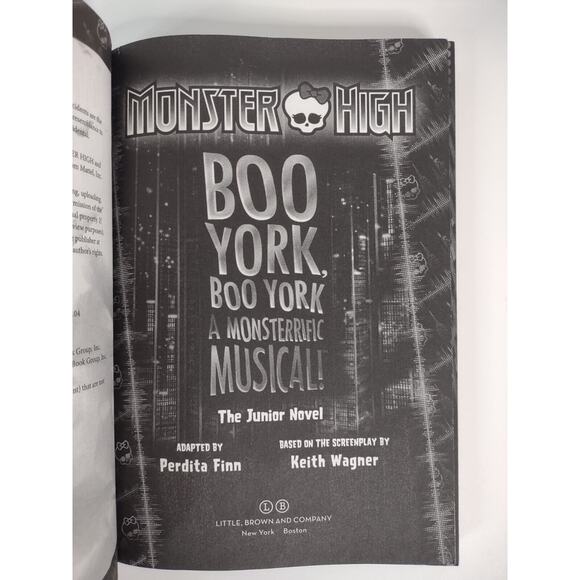 Monster High Boo York, Boo York a Monsterrific Musical! The Junior Novel 2015 - Picture 7 of 8